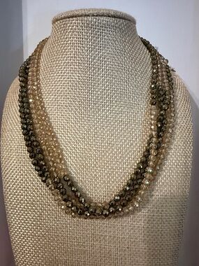 Multi-Strand Beaded Necklace, so many styling options!